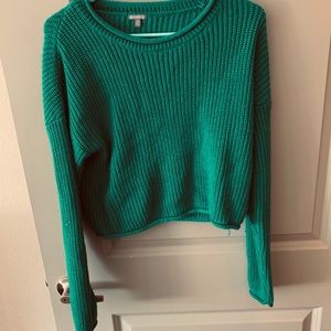 Green sweater